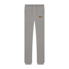 Drew Dark Oatmeal Logo Lightweight French Terry Joggers