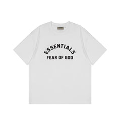 Essentials Fear of God Arch Logo Flocked Tee – White