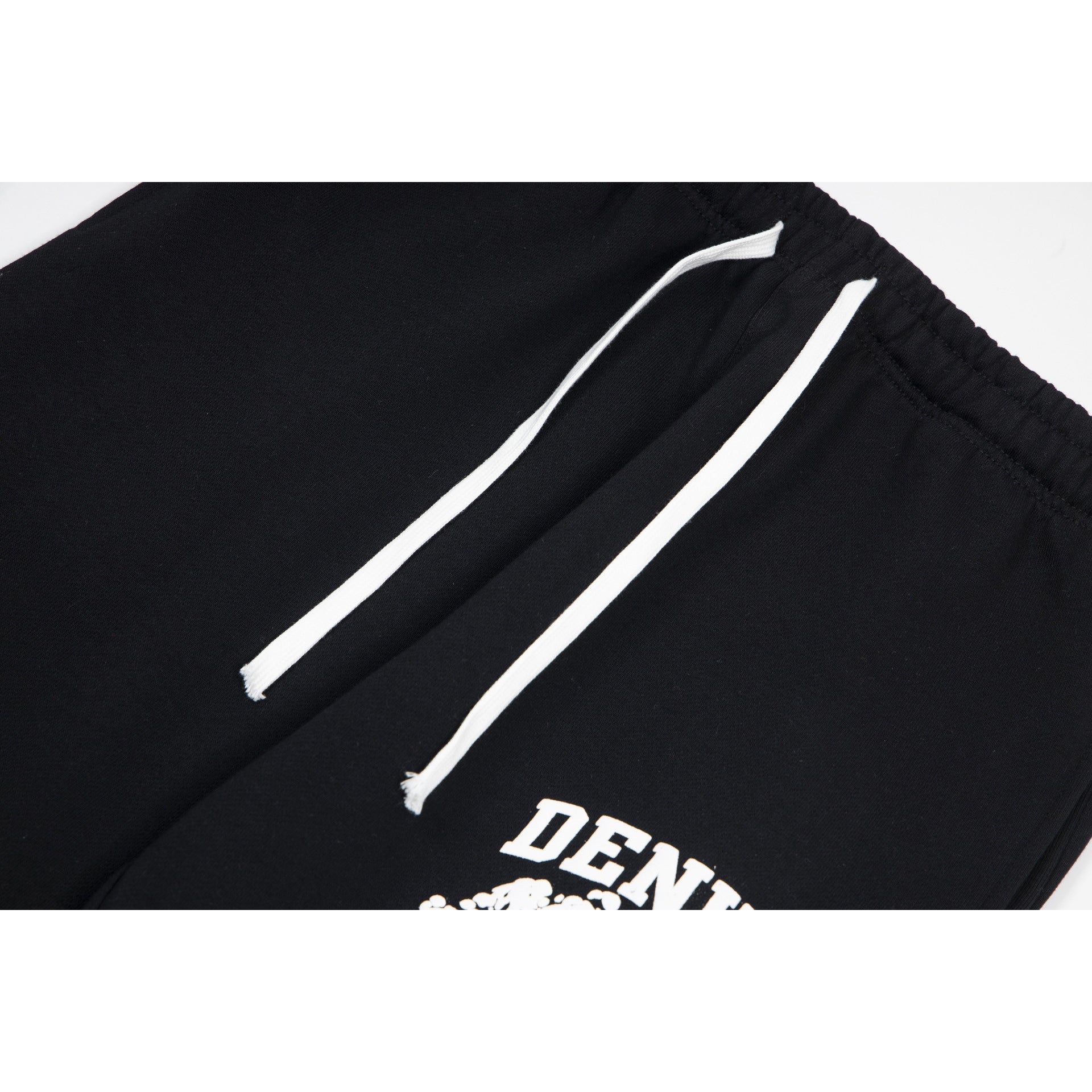Denim Tears Black Skull Graphic Cuffed Sweatpants