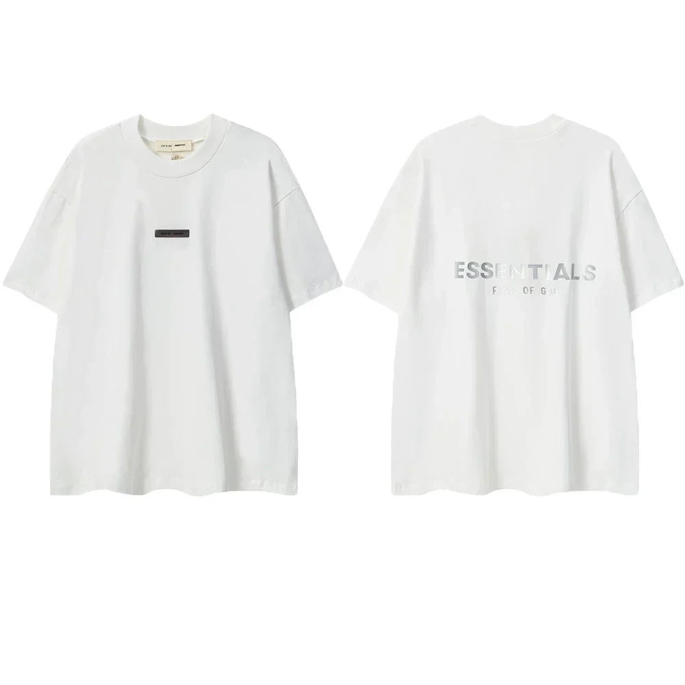 ESSENTIALS Fear of God Back Print Tee – White
