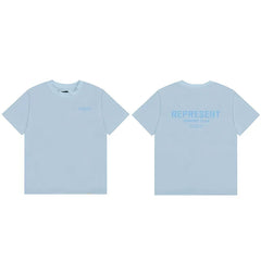 Represent Owners' Club Graphic T-Shirt - Light Blue Monochromatic