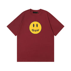 Drew House Mascot Smiley Tee, Burgundy